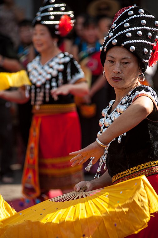 Dali, pokaz tańca etnicznego (Yunnan (Chiny) 2012, część 1/2)